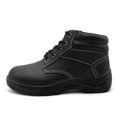 acheter Chaussures de sécurité en cuir de vache de taille moyenne Noir Chaussures de sécurité S3 Standard online manufacture