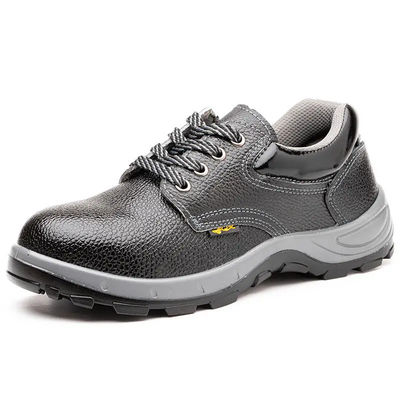 acheter Chaussures de sécurité industrielles en microfibre, orteils en fer, chaussures en PU noir, unisexe online manufacture