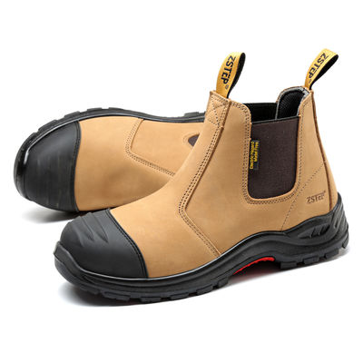 acheter Chaussures de sécurité de construction en cuir authentique en acier pouce S3 Chaussures de sécurité pour soudage online manufacture