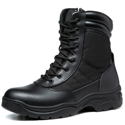 acheter Chaussures de sécurité tactiques noires en hiver Bottes de sécurité respirantes haut online manufacture