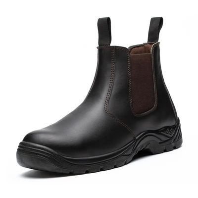 acheter Pas de dentelle Cheales chaussures de sécurité imperméables à l' eau / à l' huile chaussures noires online manufacture