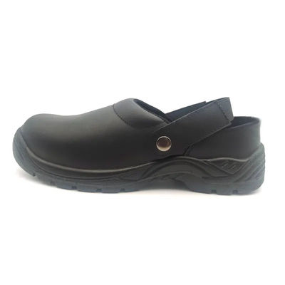 acheter Chaussures de cuisine en acier noir chaussures de restaurant unisexe chaussures de travail antidérapantes propre facile online manufacture