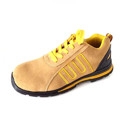 acheter Chaussures à talons en acier jaune en cuir authentique online manufacture