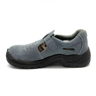 acheter Chaussures de sécurité pour hommes en cuir suède avec orteil en acier et plaque en acier online manufacture