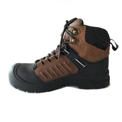 acheter Chaussures de sécurité industrielles en PU en cuir brun et en acier online manufacture