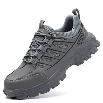acheter Chaussures de sécurité industrielles grises Microfibre de sport chaussures de sécurité de mode étanche S3 standard online manufacture