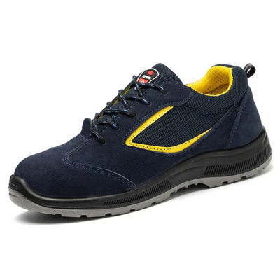 acheter Chaussures de sécurité de mode de sport bleu chaussures de travail d'orteil en acier orthopédique étanche online manufacture