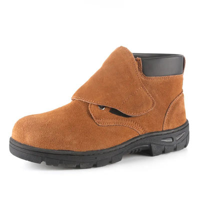 acheter Chaussures de sécurité de soudage unisexe Hommes chaussures de soudage de pieds en acier jaune online manufacture