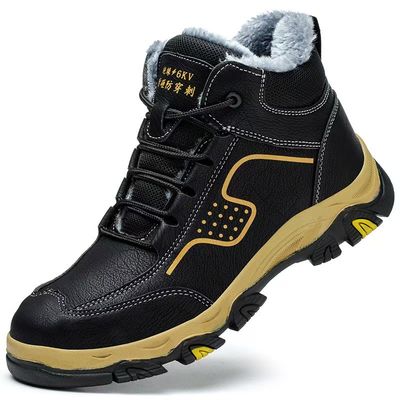 acheter Bottes de travail d'hiver avec revêtement en laine épaissie online manufacture