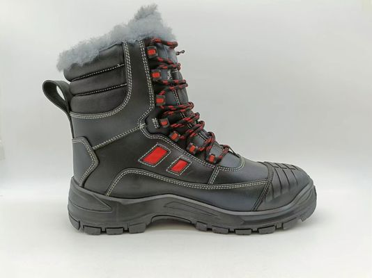 acheter Bottes de travail en cuir durable en acier à orteils hauts haut Bottes d'hiver online manufacture