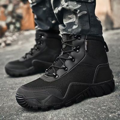 acheter Chaussures tactiques de camouflage de taille moyenne respirantes absorbant la sueur online manufacture