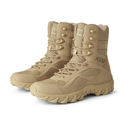 acheter Bottes de sable suède résistantes à l'usure Bottes de randonnée respirantes Bottes de désert de jungle online manufacture