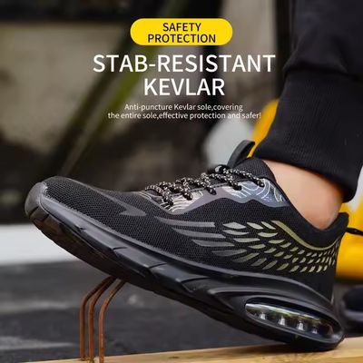 acheter Travaux industriels Chaussures de sécurité Flyknit avec semelle et semelle intermédiaire en kevlar online manufacture