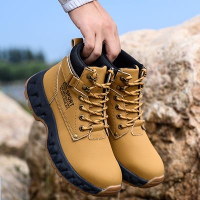 acheter Chaussures de travail de sécurité en microfibre légères avec orteil en acier et semelle en caoutchouc online manufacture