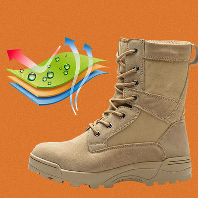 acheter Soles intermédiaires Autres chaussures de sécurité en Kevlar de sable pour lutte contre les incendies de forêt Hautes performances online manufacture
