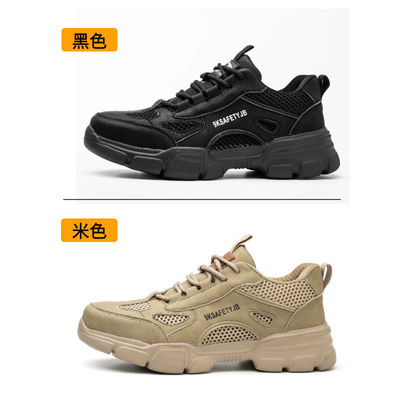acheter Microfibre cuir travail en acier soudage des orteils chaussures Logo personnalisé online manufacture