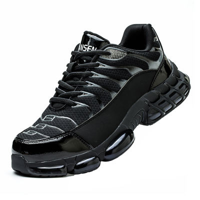acheter OEM Construction Safety Shoes Microfiber Flyknit Work Shoes Steel Toe Anti Smashing Kevlar TPU Sole Safety Shoes online manufacture