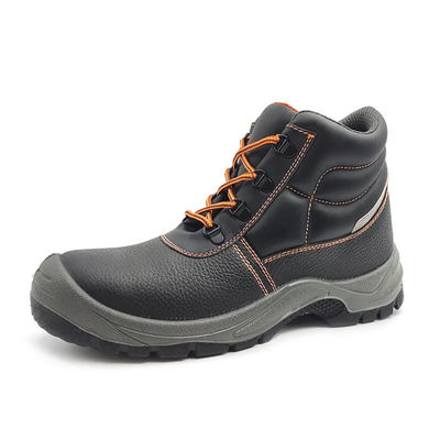 Bottes de sécurité anti-impact S1P / S3 Bottes de travail en cuir noir