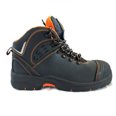 Nubuck cuir S3 chaussures de sécurité pour hommes bottes à cheville étanches