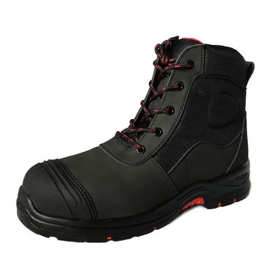 Chaussures de sécurité de soudage unisexe Noir Chaussures résistantes à l'abrasion pour hommes
