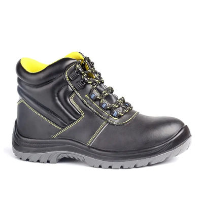 Ingénieurs chaussures de sécurité industrielles en acier orteil imperméable chaussures de sécurité en cuir lisse