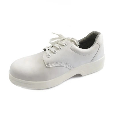 Chaussures en cuir synthétique en microfibre résistant au glissement Anti-statique Chaussures de théâtre pour hôpitaux Blanc