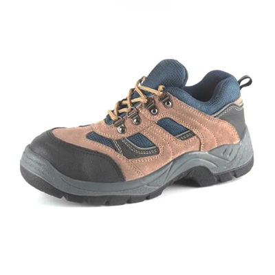 Chaussures de sécurité confortables en cuir suède en acier pour l' extérieur