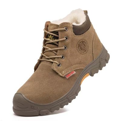 Chaussures de travail en acier isolant l'hiver