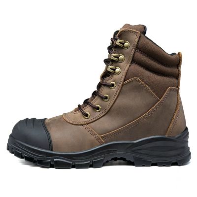 Bottes Martin de style britannique avec bout rond, semelle intermédiaire en Kevlar et semelle extérieure en caoutchouc durable