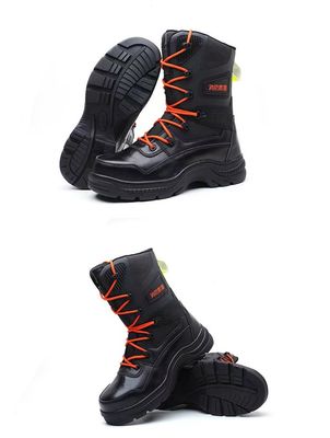 Bottes de sauvetage pour pompiers imperméables à l'eau Bottes de sauvetage résistantes à l'huile
