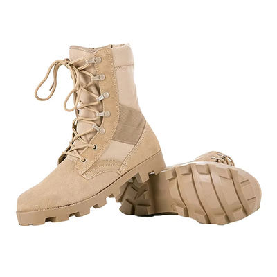 Tactique en cuir haute cheville oxford respirant entraînement quotidien de randonnée combat