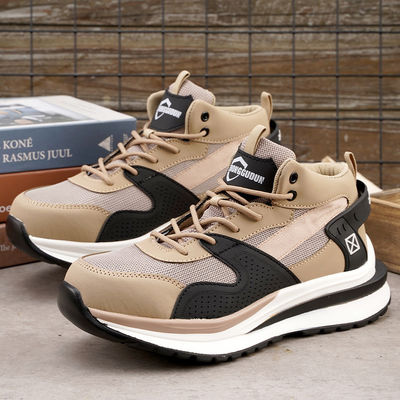 Chaussures de travail légères Kevlar Anti-proof Chaussures de sécurité Novel Mode Mens Confortables chaussures de sécurité pratiques