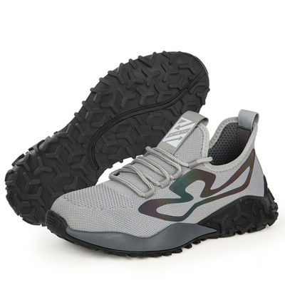 Des chaussures de sécurité en filet anti-écrasement à orteils en acier avec semelle intermédiaire en kevlar Conception respirante pour un travail confortable